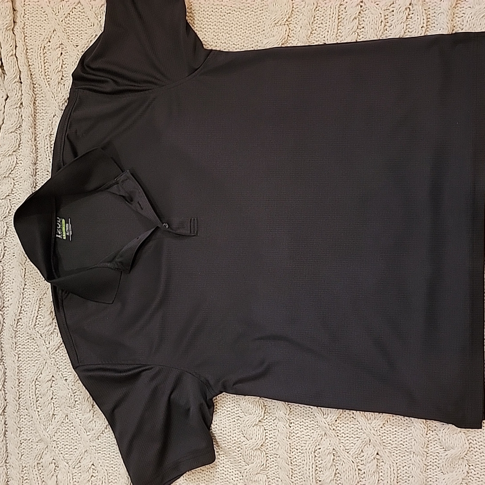 Mens black izod golf shirt size xl